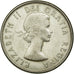 Coin, Canada, Elizabeth II, 50 Cents, 1961, Royal Canadian Mint, Ottawa