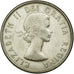 Coin, Canada, Elizabeth II, 50 Cents, 1961, Royal Canadian Mint, Ottawa