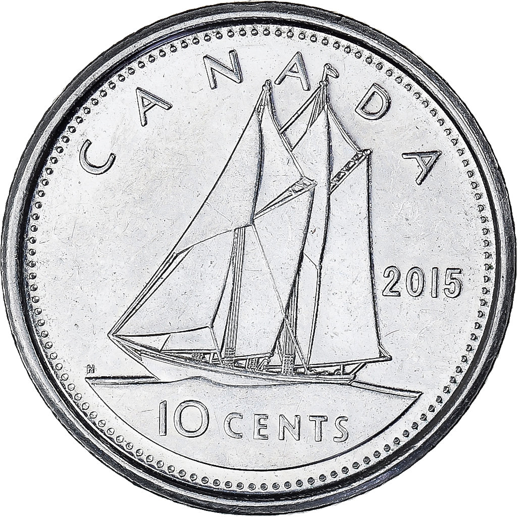 Moneta, Canada, 10 Cents, 2015