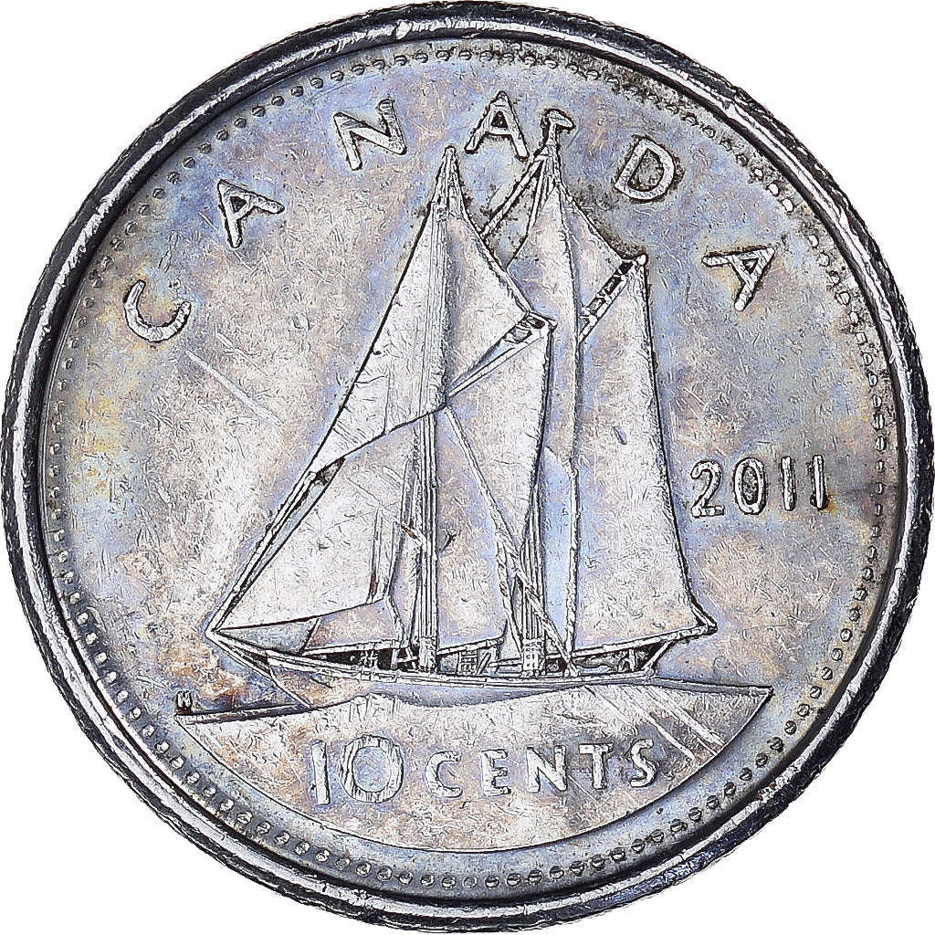 Moneta, Canada, 10 Cents, 2011