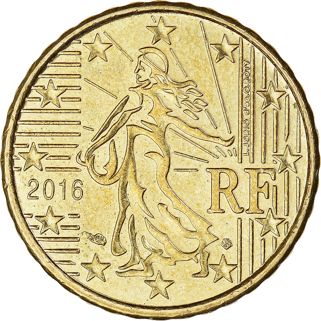Moneda, Francia, 10 Euro Cent, 2016