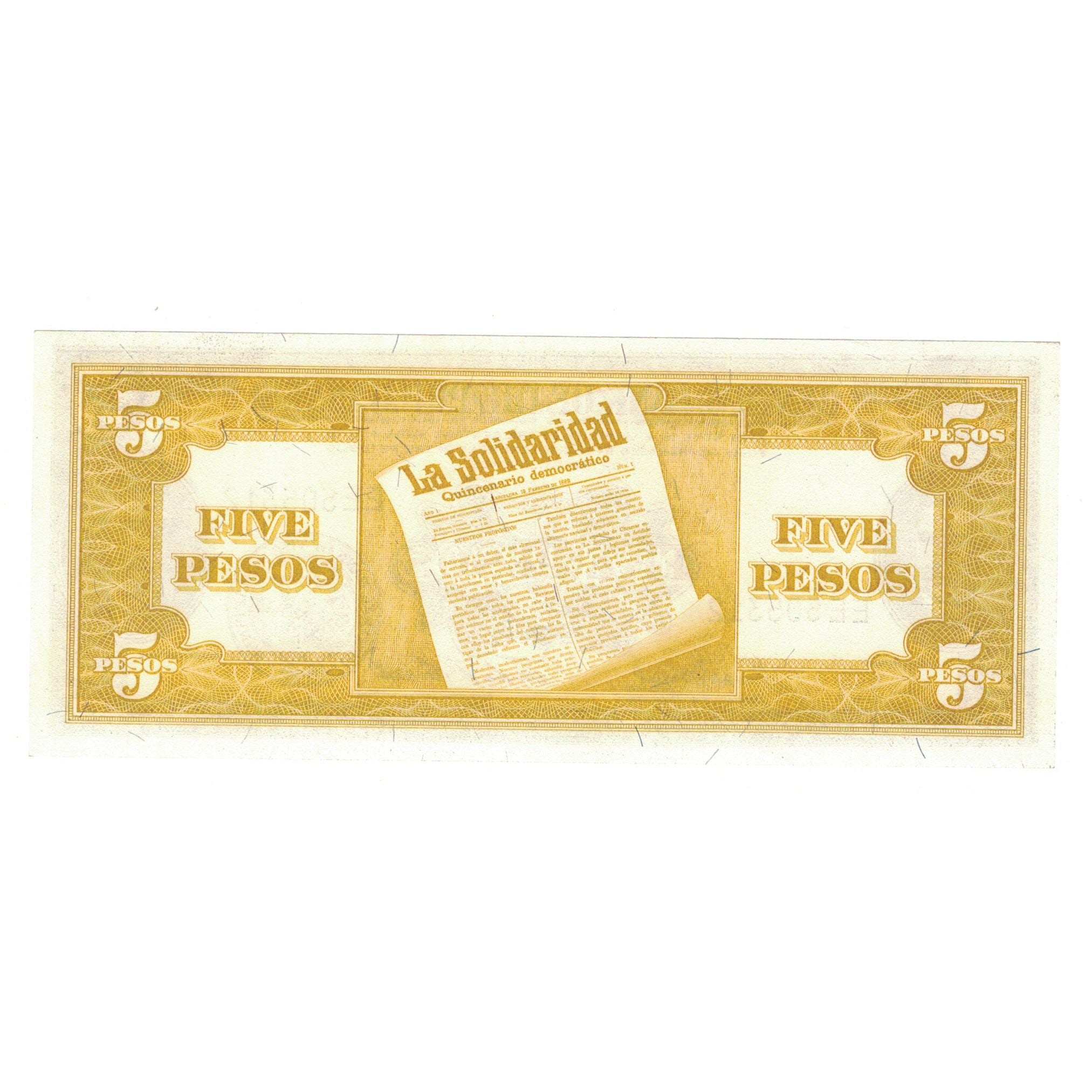 Banknote, Philippines, 5 Pesos, KM:135e, UNC(63)