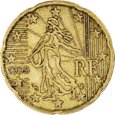 Moneda, Francia, 20 Euro Cent, 1999