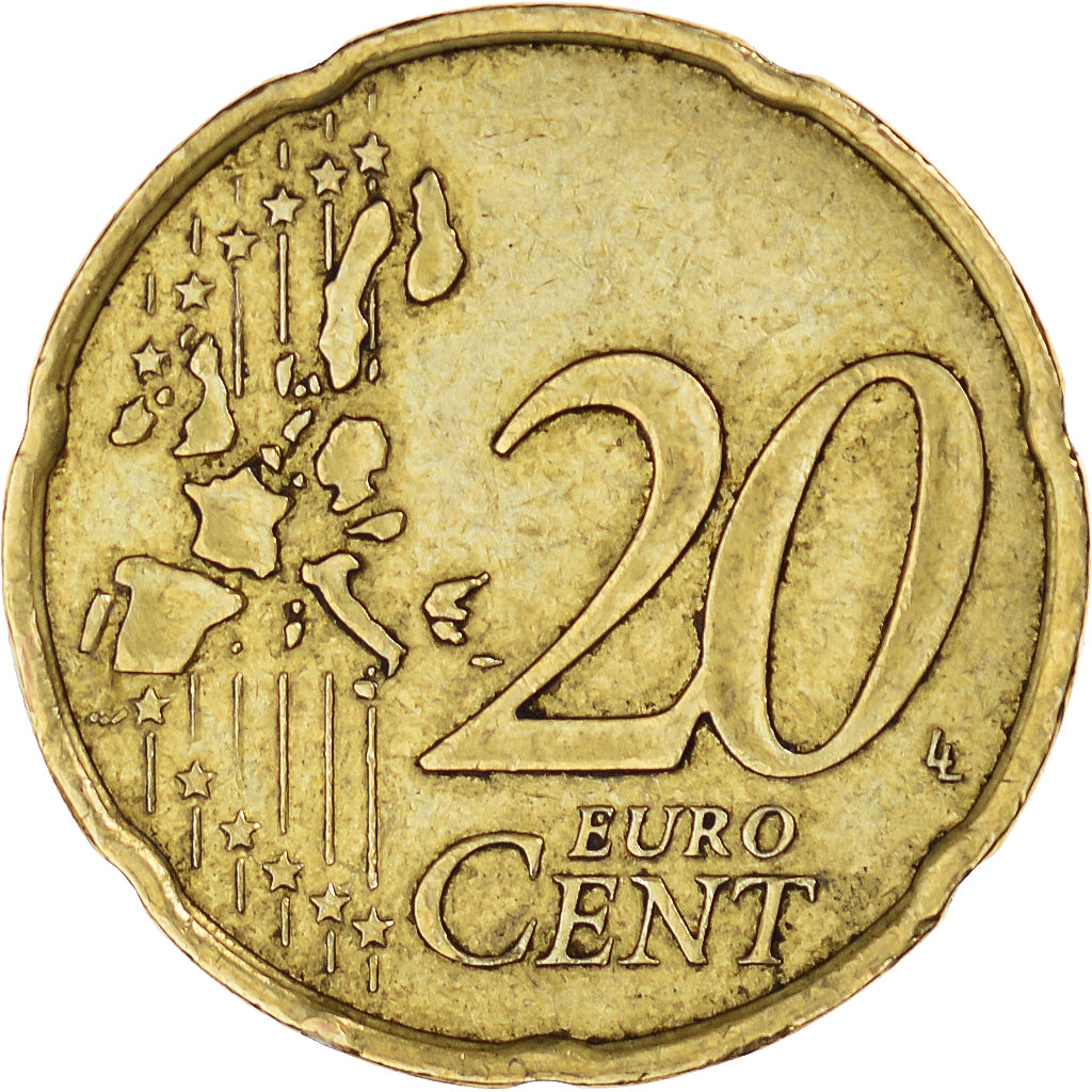 Moneda, Francia, 20 Euro Cent, 1999