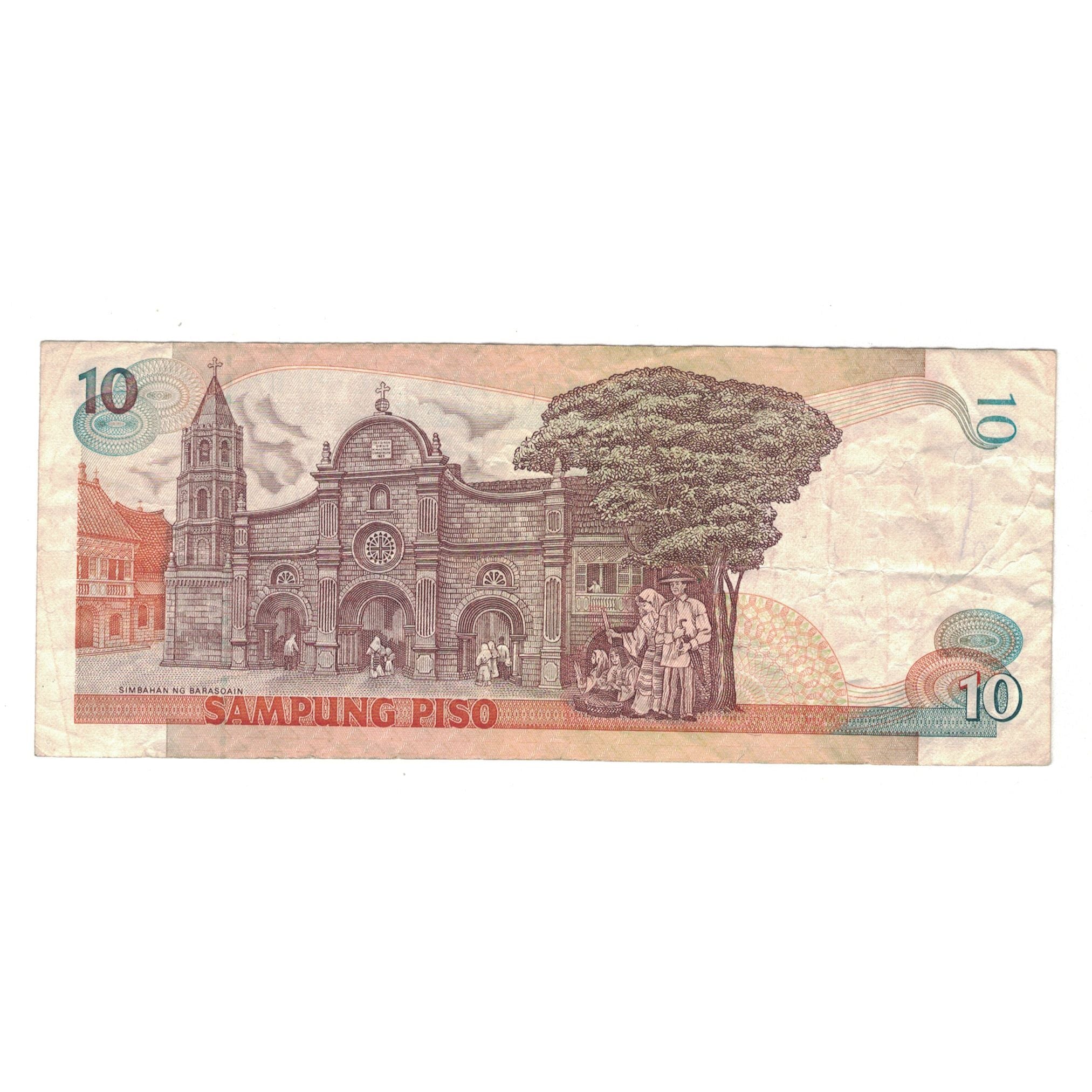 Banknote, Philippines, 10 Piso, 1997, KM:187a, VF(20-25)