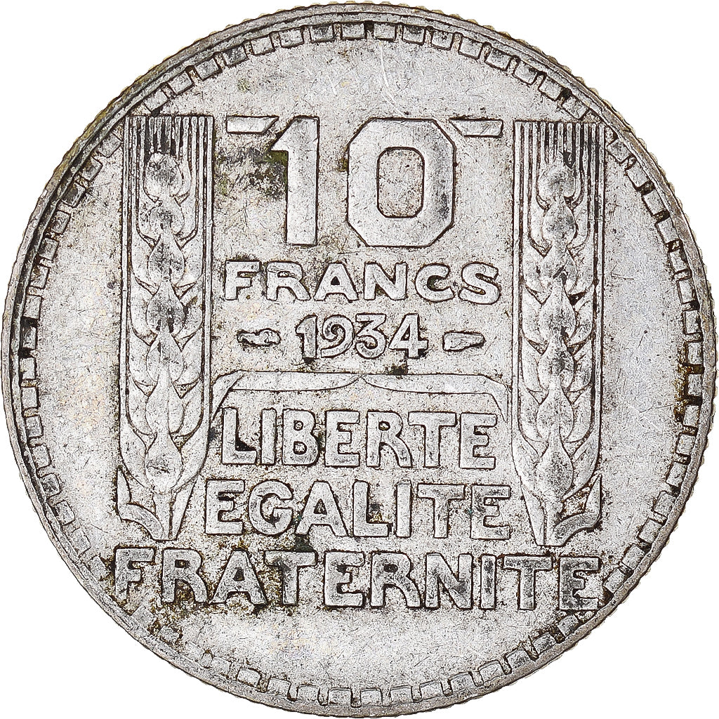 Coin, France, 10 Francs, 1934