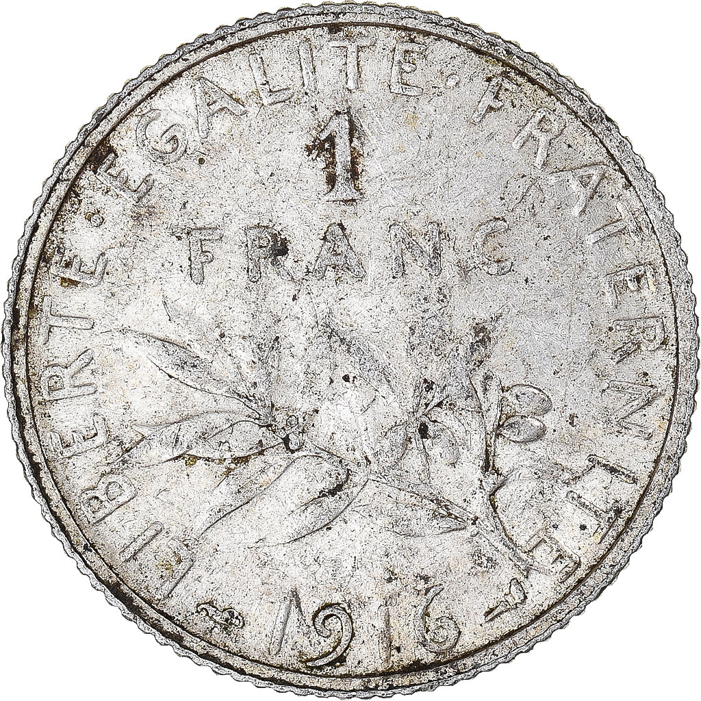 Coin, France, Franc, 1916