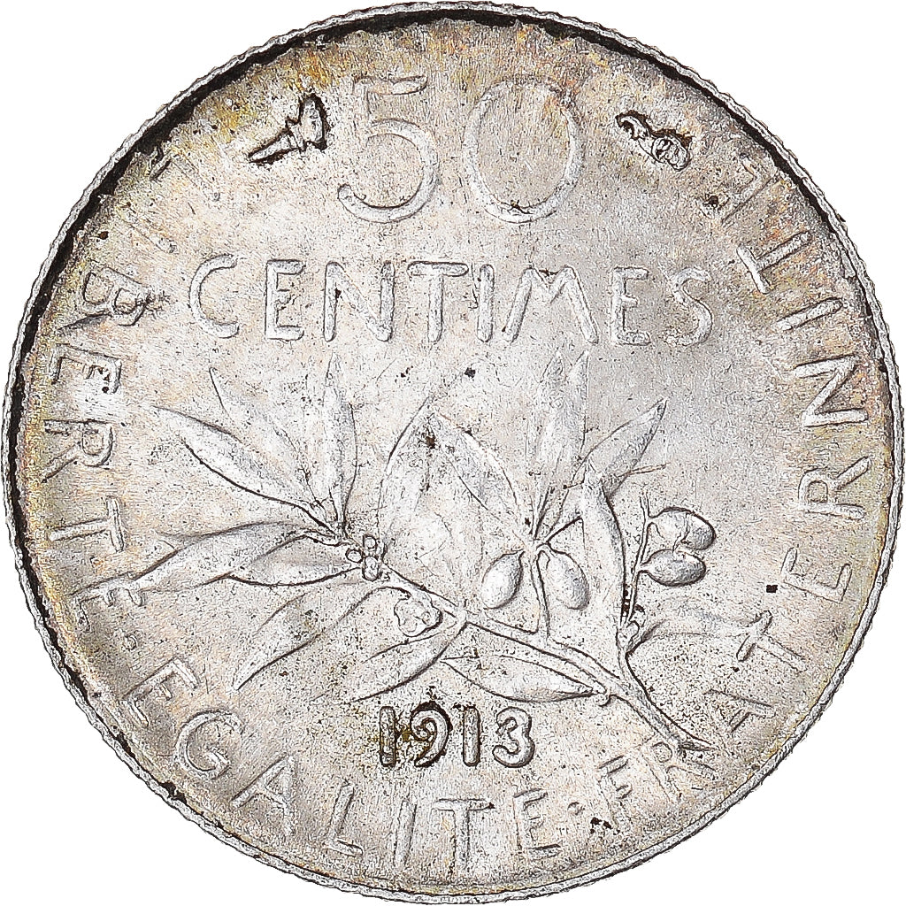 Moneta, Francia, 50 Centimes, 1913