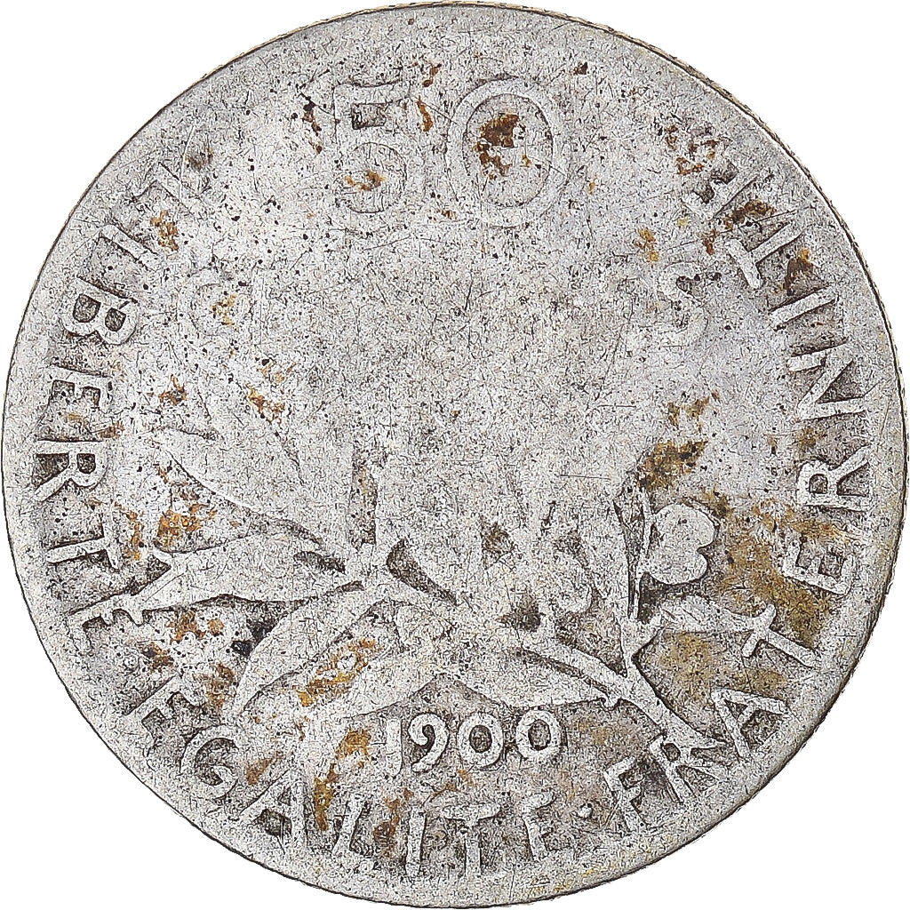 Moneta, Francia, 50 Centimes, 1900