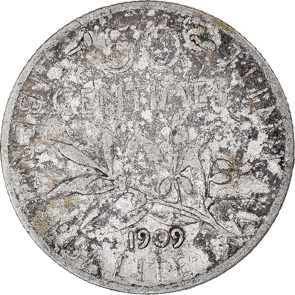 Moneta, Francia, 50 Centimes, 1909