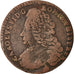 Coin, AUSTRIAN NETHERLANDS, Liard, 1712, Brussels, VF(30-35), Copper