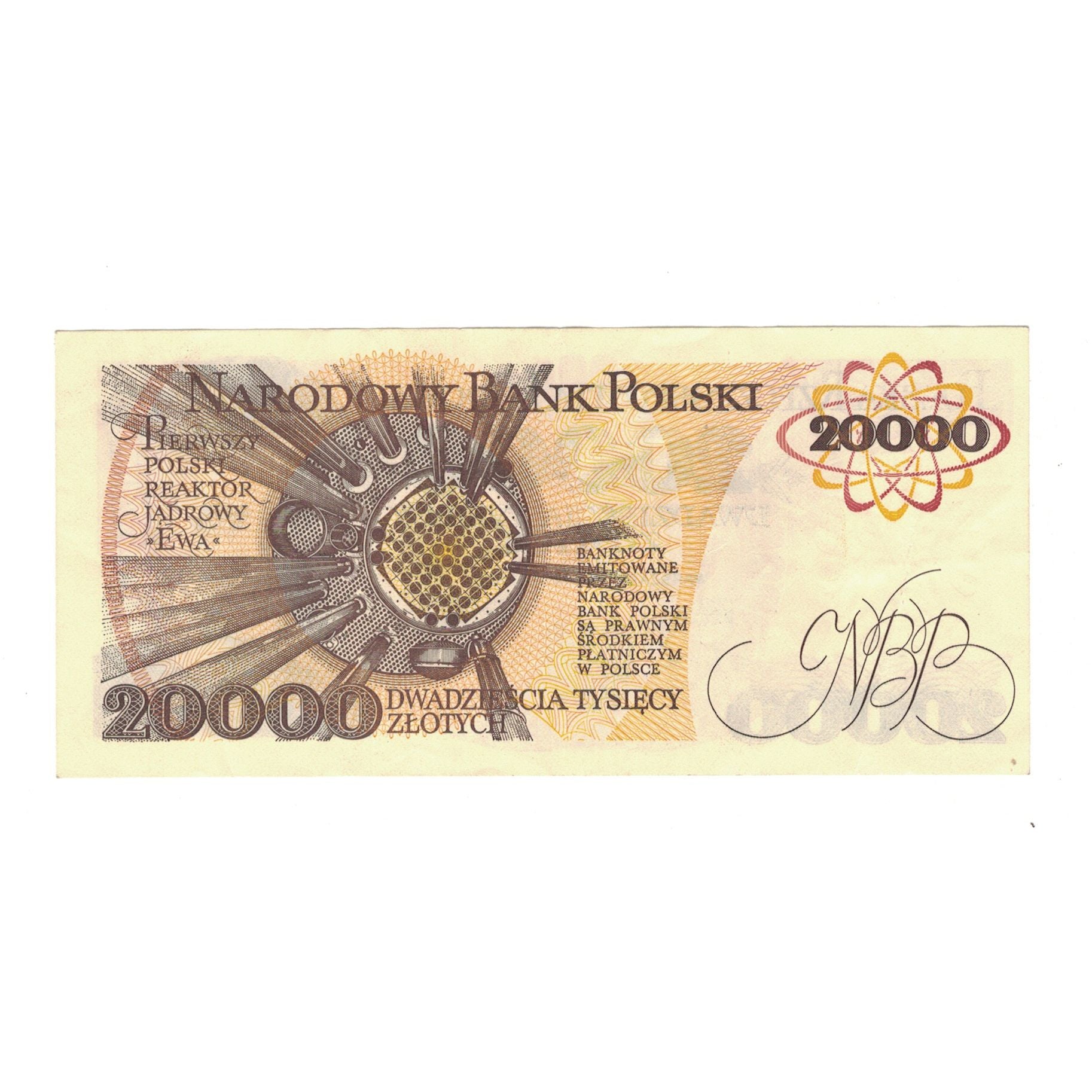 Billet, Pologne, 20,000 Zlotych, 1989, 1989-02-01, KM:152a, TTB