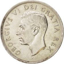 Canada, George VI, Dollar, 1949, Royal Canadian Mint, Ottawa, BB+, Argento, K...