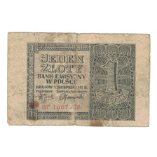 Banknote, Poland, 1 Zloty, 1941, 1941-08-01, KM:99, EF(40-45)