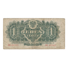 Banknote, Poland, 1 Zloty, 1944, KM:105a, VF(30-35)