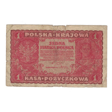 Banknote, Poland, 1 Marka, 1919, 1919-08-23, KM:23, VG(8-10)
