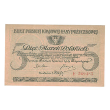 Banknote, Poland, 5 Marek, 1919, 1919-05-17, KM:20a, EF(40-45)