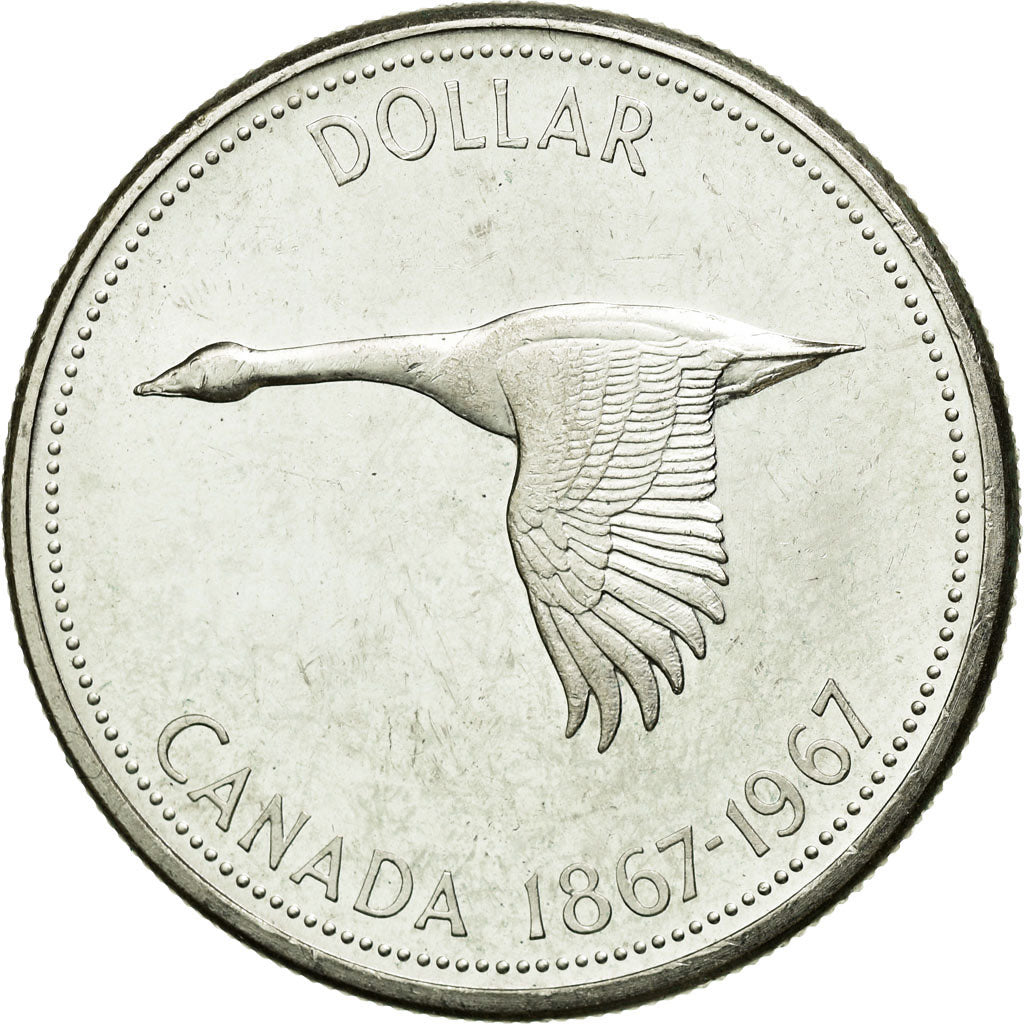 Coin, Canada, Elizabeth II, Dollar, 1967, Royal Canadian Mint, Ottawa