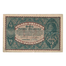 Banknote, Poland, 1/2 Marki, 1920, 1920-02-07, KM:30, VF(20-25)