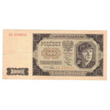 Billet, Pologne, 500 Zlotych, 1948, 1948-07-01, KM:140, TTB