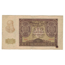 Banknote, Poland, 100 Zlotych, 1940, 1940-03-01, KM:97, VF(20-25)