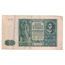 Biljet, Polen, 50 Zlotych, 1941, 1941-08-01, KM:102, TTB
