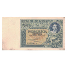 Banknote, Poland, 20 Zlotych, 1931, 1931-06-20, KM:73, EF(40-45)