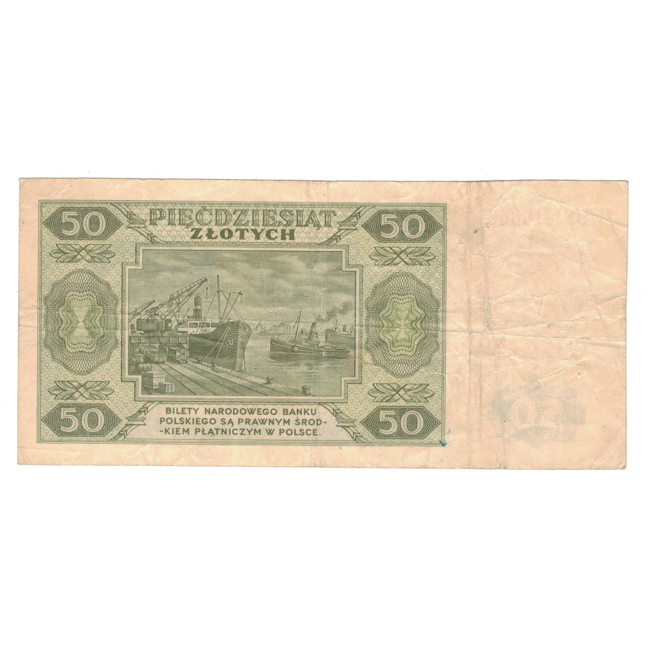 Banknote, Poland, 50 Zlotych, 1948, 1948-07-01, KM:138, EF(40-45)