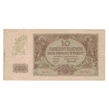 Banknote, Poland, 10 Zlotych, 1940, 1940-03-01, KM:94, VF(30-35)