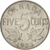Canada 5 Cents 1923 Royal Canadian Mint KM:29 AU(50-53) Nickel 21.2