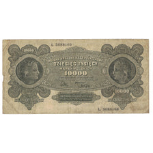 Banknote, Poland, 10,000 Marek, 1922, 1922-03-11, KM:32, VF(30-35)