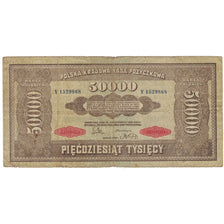 Banconote, Polonia, 50,000 Marek, 1922, 1922-10-10, KM:33, MB+