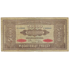 Billet, Pologne, 50,000 Marek, 1922, 1922-10-10, KM:33, TB+