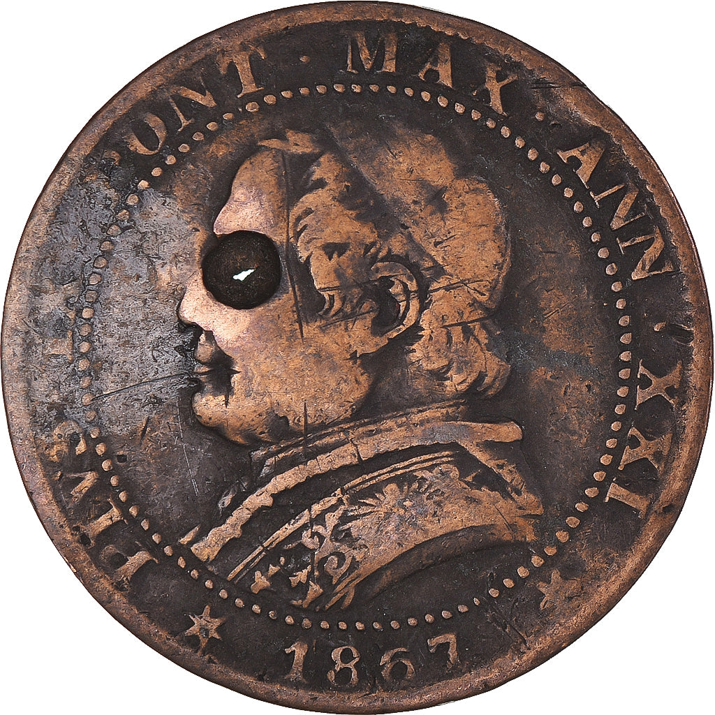 Munten, Vaticaan, Soldo, 1867
