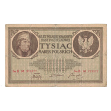 Banknot, Polska, 1000 Marek, 1919, 1919-05-17, KM:22a, VF(20-25)
