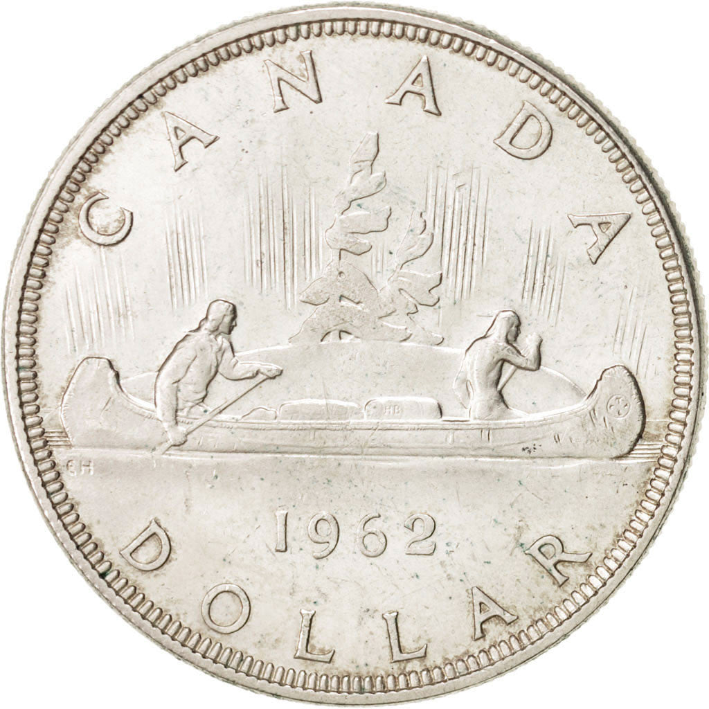 Canada Dollar 1962 Royal Canadian Mint KM:54 MS(60-62) Silver 36