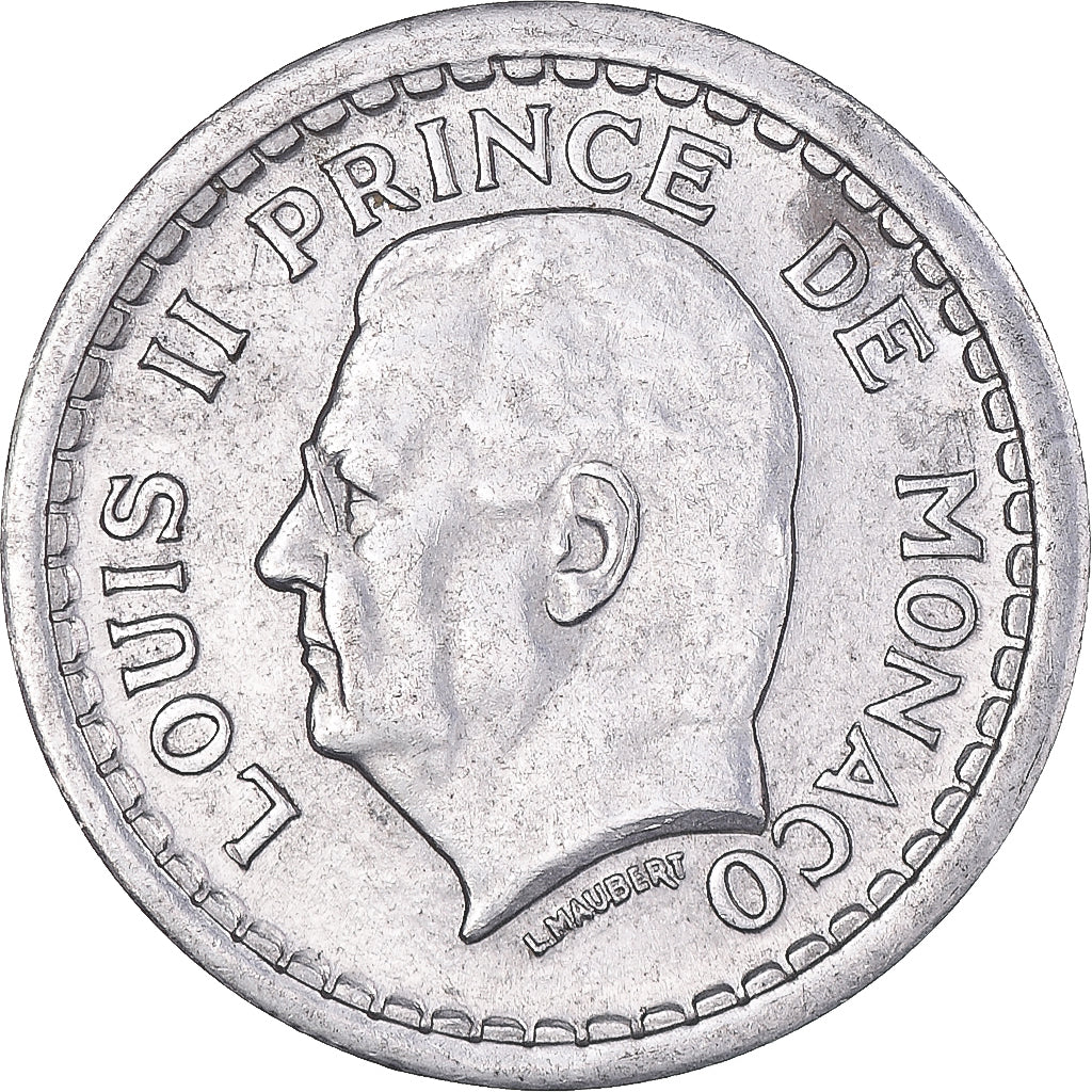 Münze, Monaco, 1 Franc, 1943