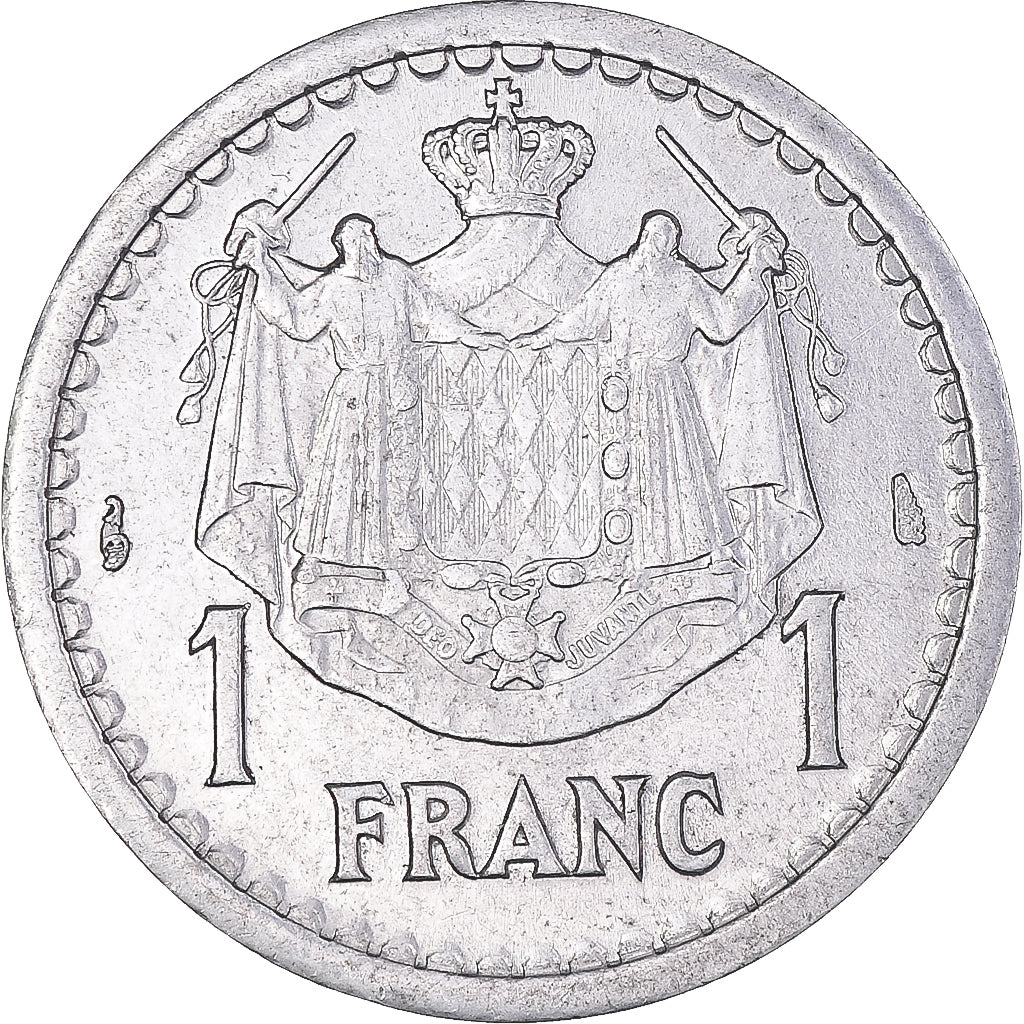 Münze, Monaco, 1 Franc, 1943