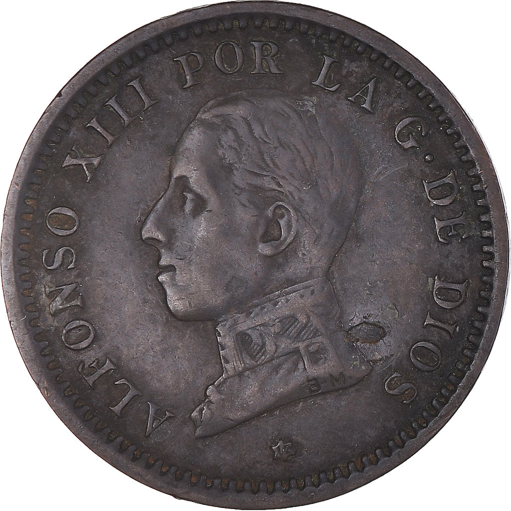 Monnaie, Espagne, 2 Centimos, 1912