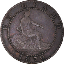Moneta, Spagna, Centimo, 1870