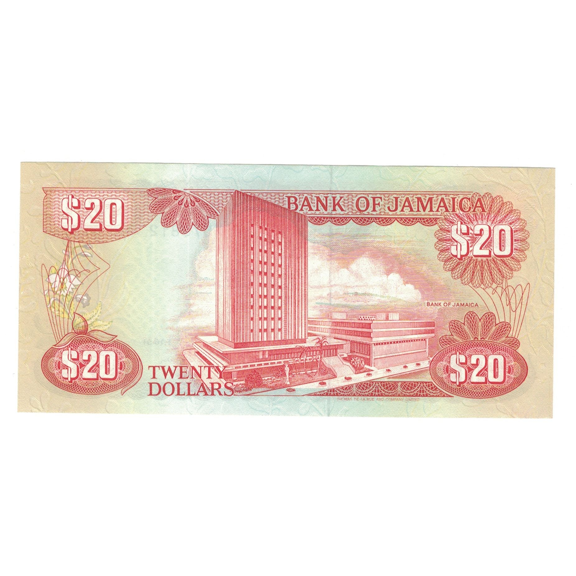 Banknote, Jamaica, 20 Dollars, 1991, 1991-10-01, KM:72d, UNC(65-70)