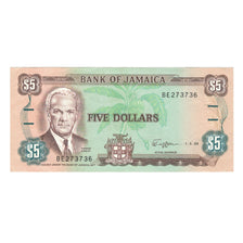 Banknote, Jamaica, 5 Dollars, 1989, 1989-05-01, KM:70c, UNC(63)