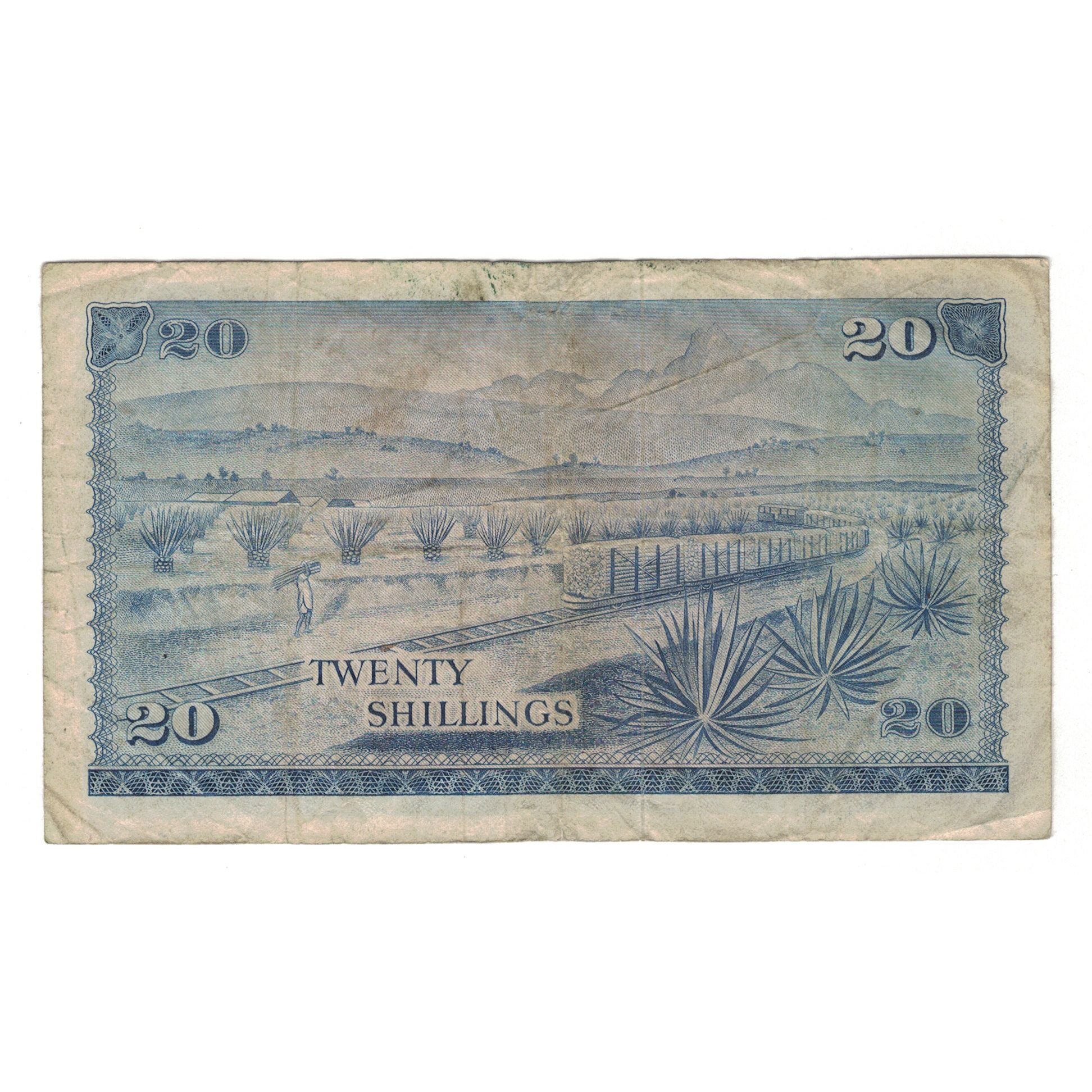 Banknote, Kenya, 20 Shillings, 1973, 1973-07-01, KM:8d, VG(8-10)