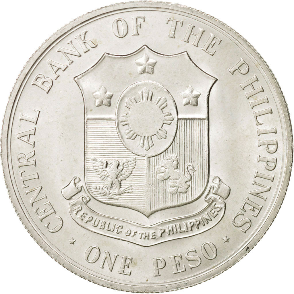 Philippines Peso 1963 KM:193 MS(63) Silver