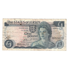 Banknote, Jersey, 1 Pound, KM:11a, VF(20-25)