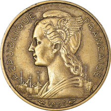 Moneta, Reunion, 20 Francs, 1955