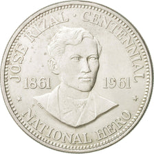 Philippines Peso 1961 KM:192 AU(55-58) Silver