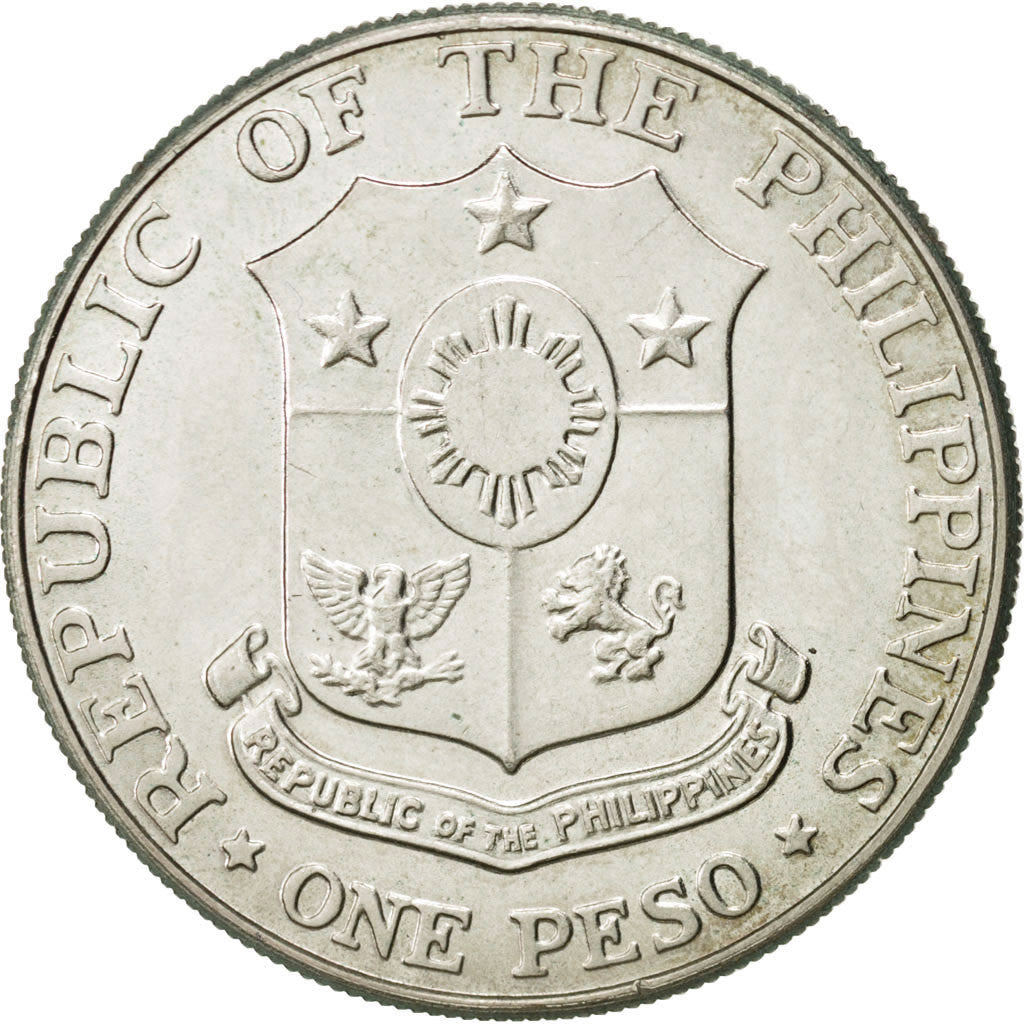 Philippines Peso 1967 KM:195 MS(63) Silver