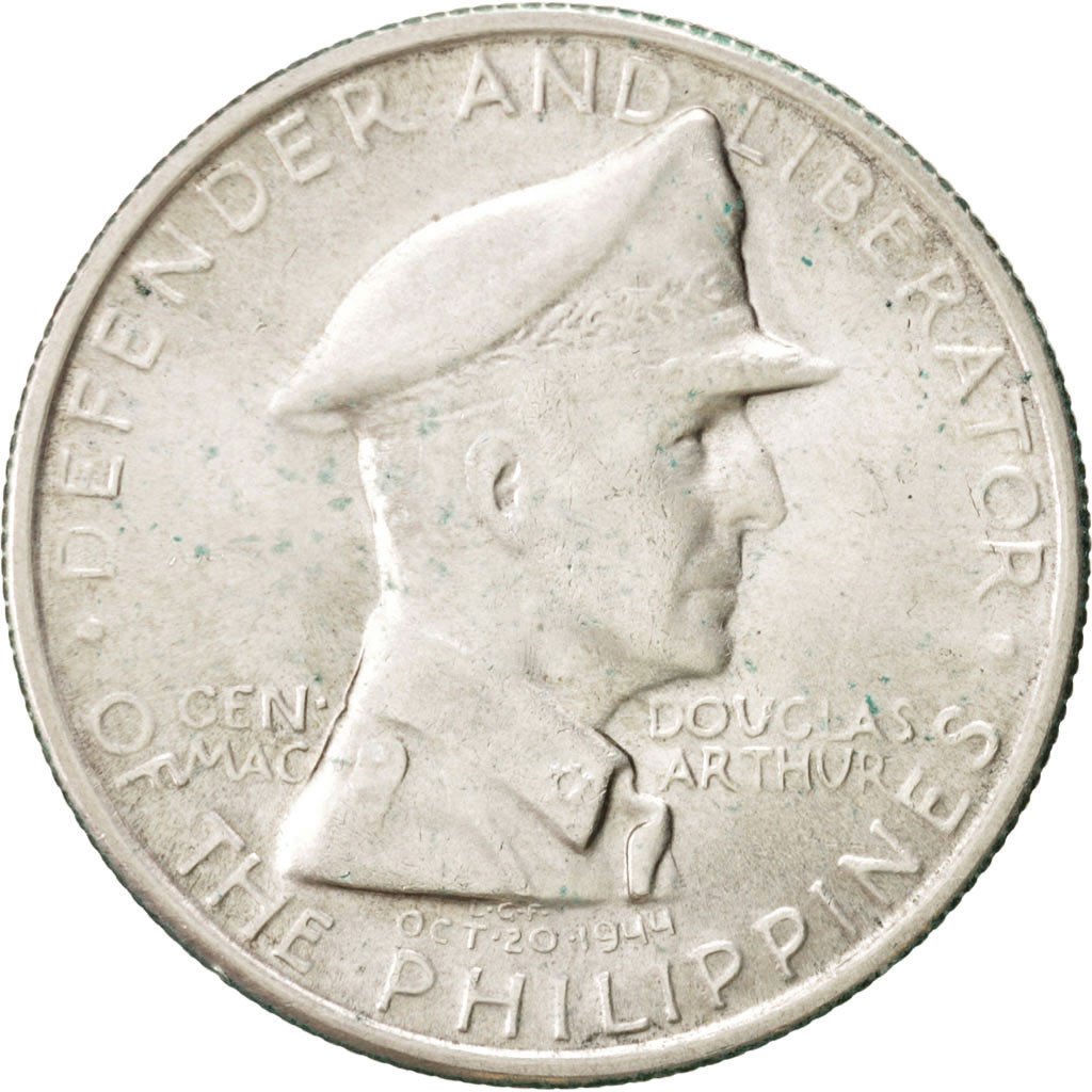 Philippines Peso 1947 KM:185 AU(55-58) Silver 35.5