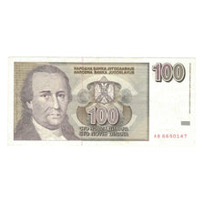 Banknote, Yugoslavia, 100 Novih Dinara, 1996, 1996, KM:152, AU(50-53)